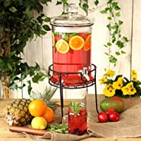 Dispensador de bebidas Ronda con el soporte 168 oz - 4.8ltr | dispensador de la bebida- jugo dispensador- Punch…
